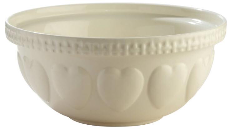Keramika Mason Cash Mason Cash Mixing Bowls msa 29 cm, motiv srdce, krmov