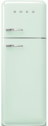 Lednice s mrazkem 50s Retro Style, prav, pastelov zelen