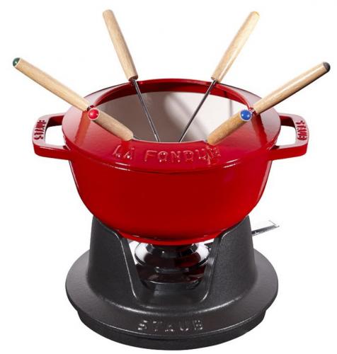 KUCHYSK NIN A DOPLKY STAUB fondue set, vie 20 cm / 2,3 l