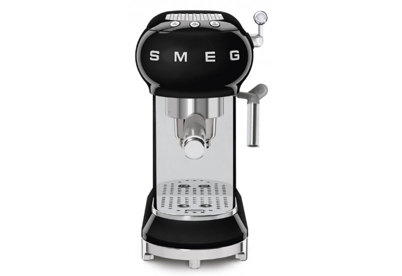 Pákový kávovar SMEG - černá