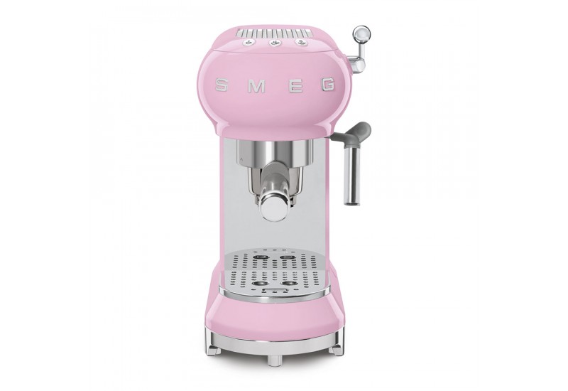 Pákový kávovar SMEG - růžová