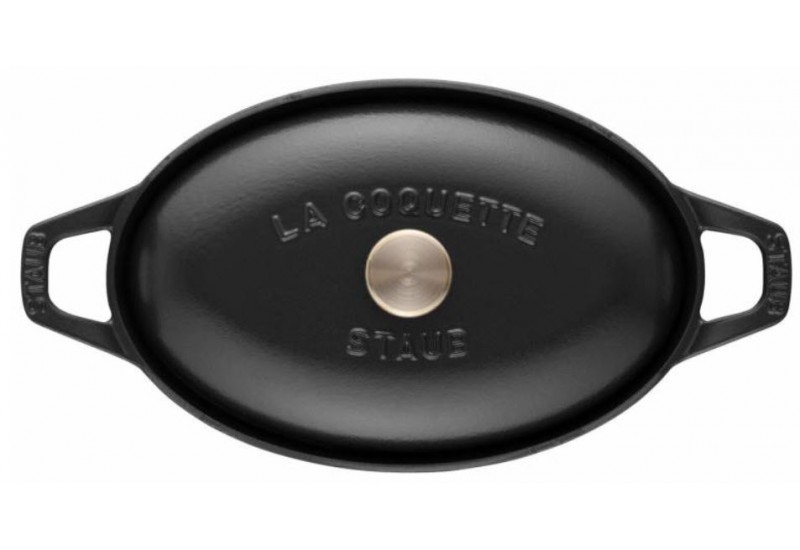 Staub La Coquette oválný litinový hrnec s poklicí, 23 cm /1,7 l