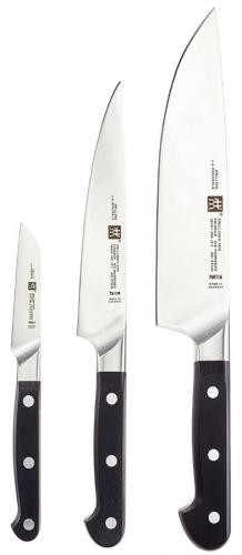Zwilling Pro set nožů - 3 ks (kuchařský, plátkovací a nůž na zeleninu)