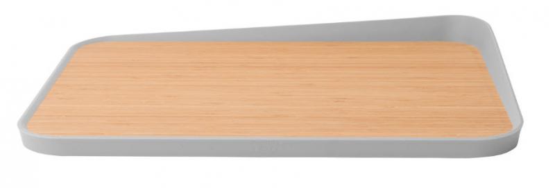 Dřevěná prkénka Bambusové prkénko se zvýšeným okrajem LEO BergHOFF