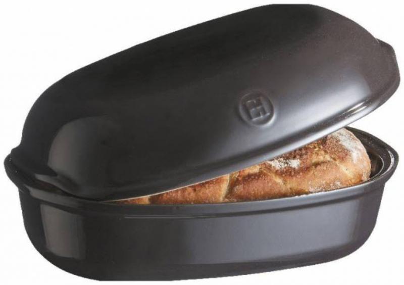 KAMENINOVÉ NÁDOBÍ Emile Henry forma na pečení chleba oválná, pepřová