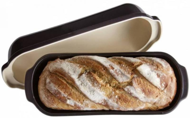 Keramické pekáče a formy Emile Henry Specialities bochníková forma na chléba, pepřová