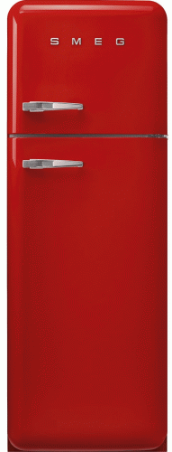 LEDNICE Lednice s mrazákem 50´s Retro Style, pravá, červená