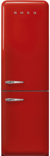 Lednice s mrazákem dole 50´s Retro Style, pravá, červená