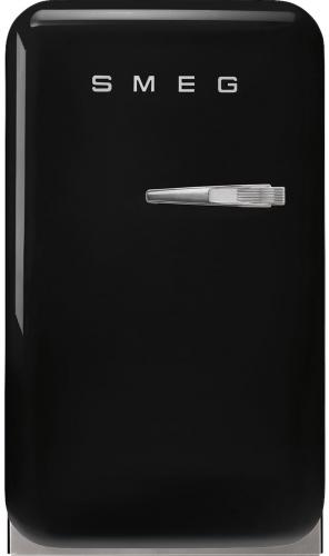 LEDNICE SMEG Lednice  - minibar 50´Retro Style, levá, černý, 34 l