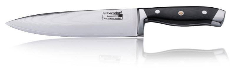Kuchyňské nože Berndorf Sandrik HANAMAKI nůž kuchařský 20,5 cm damascénský