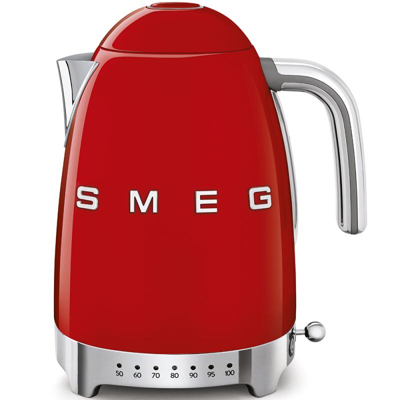 Rychlovarná konvice SMEG Rychlovarná konvice s variabilní teplotou - červená