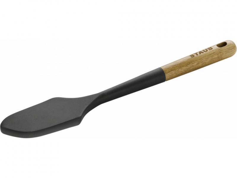 Kuchyňské náčiní a doplňky Staub Staub stěrka na těsto silikonová, s dřevěnou rukojetí, délka 31 cm
