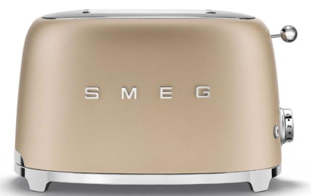 Topinkovače SMEG Topinkovač 2 plátkový -  matný zlatý
