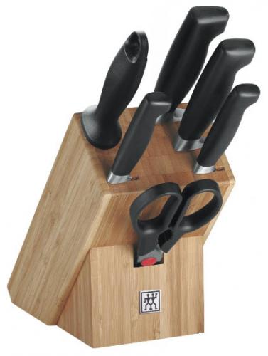 Sady kuchyňských nožů Zwilling Four Star blok s noži 7 ks