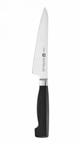 Zwilling Four Star kuchařský nůž Compact, vroubkované ostří, 140 mm
Kliknutím zobrazíte detail obrázku.