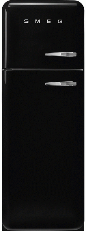 SMEG FAB30LBL5 Lednice 50´s Retro Style, levá, černá 222+72 l + Akční set Zwilling Pro sekáček 180 mm