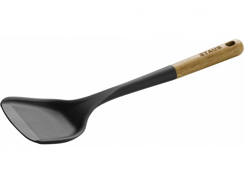 Staub wok obracečka silikonová, s dřevěnou rukojetí, délka 31 cm 40503-101