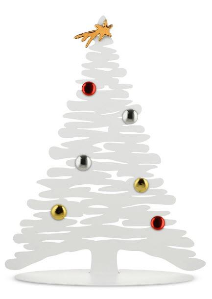 Vánoční dekorace stromeček Bark for Christmas bílá, Alessi