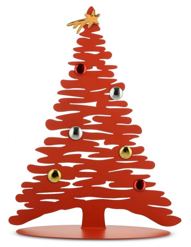 Vánoční dekorace stromeček Bark for Christmas červená, Alessi
